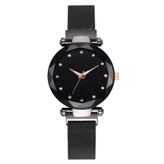 2019 New brand Starry Sky Women Watch Fashion Elegant Magnet Buckle Vibrato Purple Gold Ladies Wristwatch Luxury Women Watches