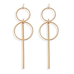 Fashion Statement Earrings 2018 Big Geometric earrings For Women Hanging Dangle Earrings Drop Earing modern Jewelry