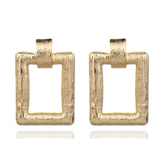 2019 Vintage Earrings Large for Women Statement Earrings Geometric Gold Metal Pendant Earrings Trend Fashion Jewelry