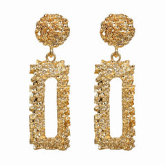 2019 Vintage Earrings Large for Women Statement Earrings Geometric Gold Metal Pendant Earrings Trend Fashion Jewelry