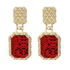 2019 Vintage Earrings Large for Women Statement Earrings Geometric Gold Metal Pendant Earrings Trend Fashion Jewelry